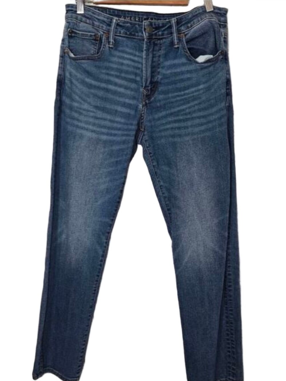 AEO slim straight jeans